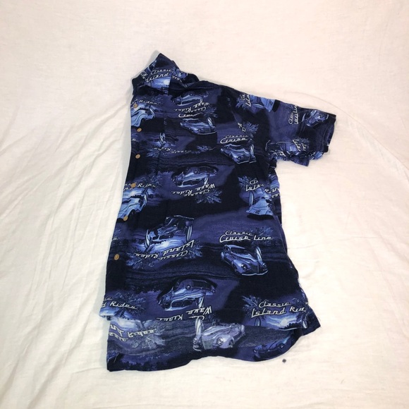 Men’s George Classic Car All Over Pattern Shirt - Picture 4 of 4